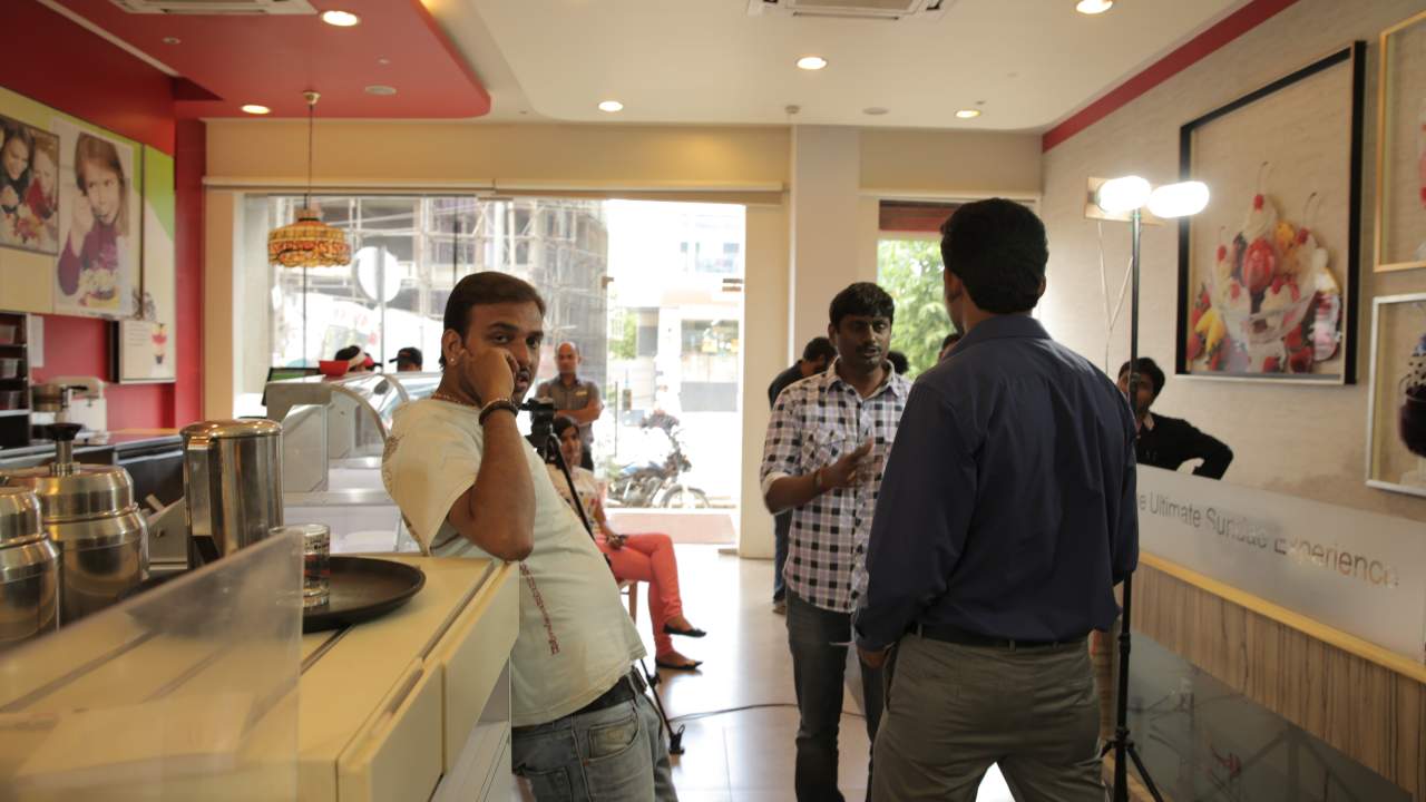 Director on set
